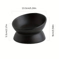 non-slip ceramic pet bowl | elevated dog food bowl | raised cat feeder with stand | ultrasonic cleaning