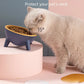 Cat Dog Bowl With Stand Pet Feeding Food Bowls Dogs Bunny Rabbit Nordic Color Feeder Product Supplies Pet Accessories Meifu Market