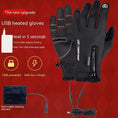 heated cycling gloves for men | polyester thermal gloves | electric heating gloves | energy saving