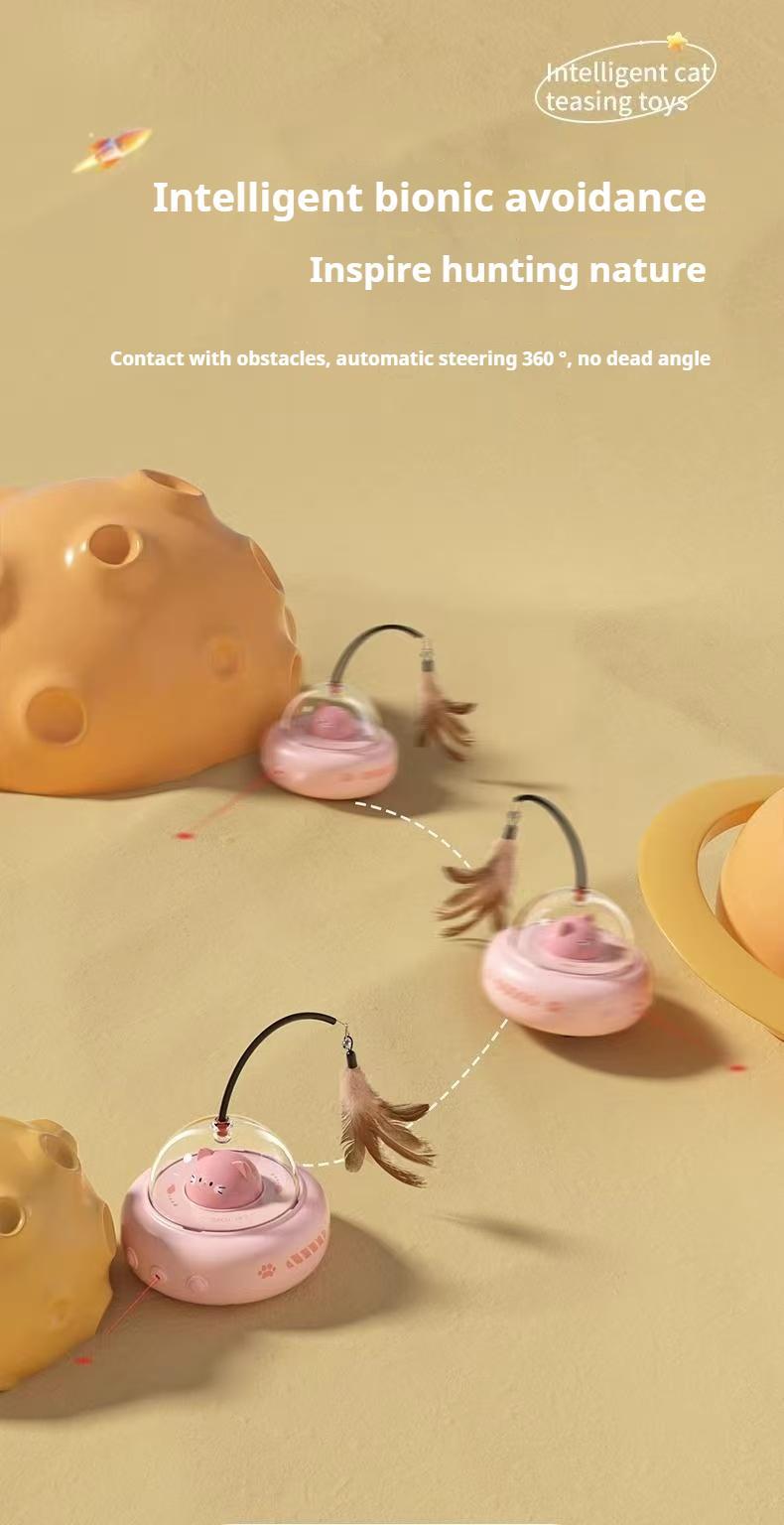 Smart Electric Cat Car With Automatic Laser Pointer - Cat Fun, Energy-Saving Product Meifu Market