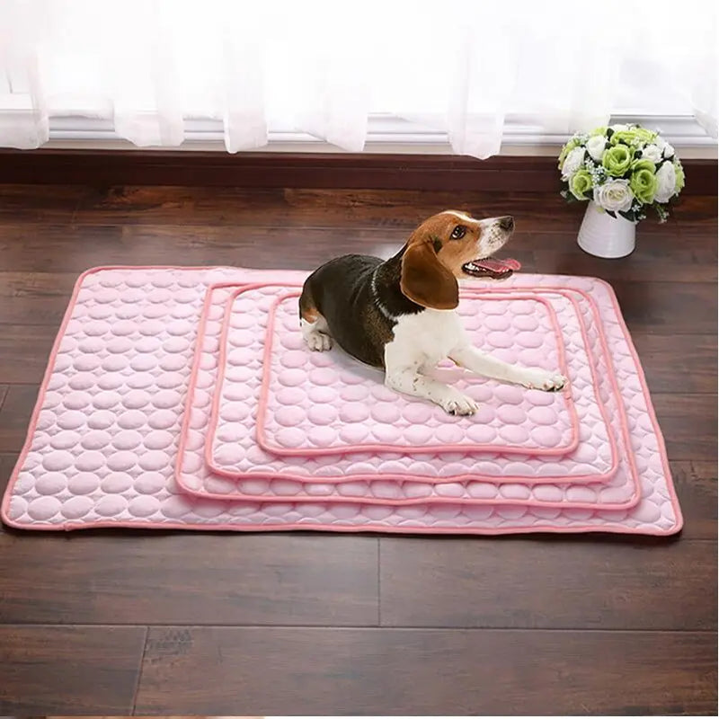 Pet Dog Cat Ice Silk Cold Nest Pad For Cooling In Summer Meifu Market