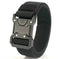 New Quick Release Tactical Release Buckle Braided Elastic Belt Men Sapphire Blue - lifestyle usage image
