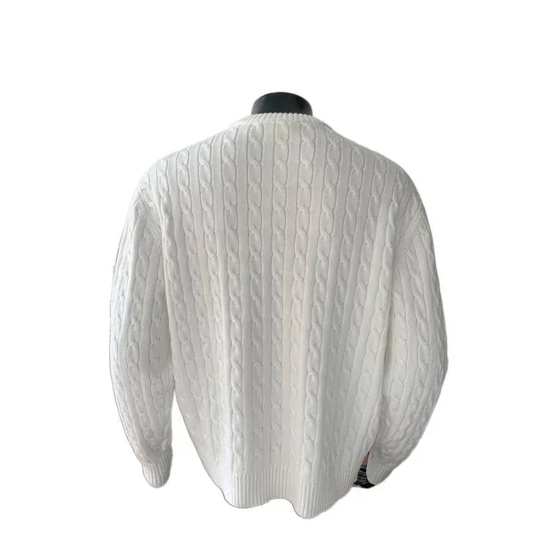 machine-washable wool blend | oversized fit sweater | vintage-inspired knitwear | ultrasonic cleaning