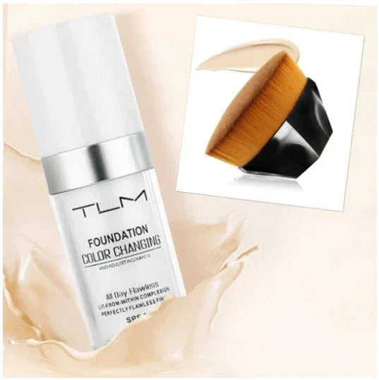 Temperature Liquid Foundation Concealer Portable Natural Color Makeup Foundation BB Concealer Meifu Market