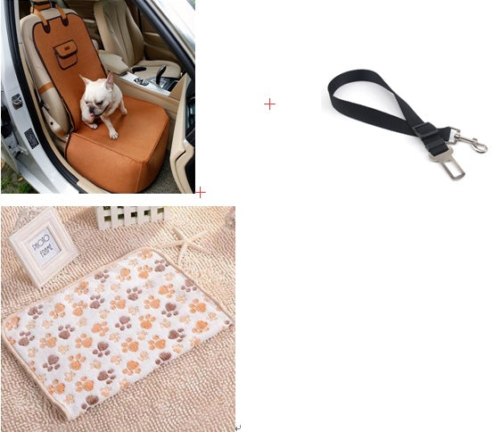 Retro Dual-purpose Pet Car Mat Front Seat Cushion Meifu Market