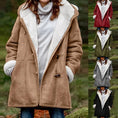 Winter Button Coat Fashion Warm Hooded Jacket With Pockets Women's Clothing Meifu Market