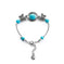 elastic turquoise bracelet | adjustable boho bangle | vintage tribal jewelry | ultrasonic cleaning