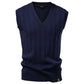 European Size V-neck Twist Sweater Vest Men's Business Sweater Waistcoat meifu market