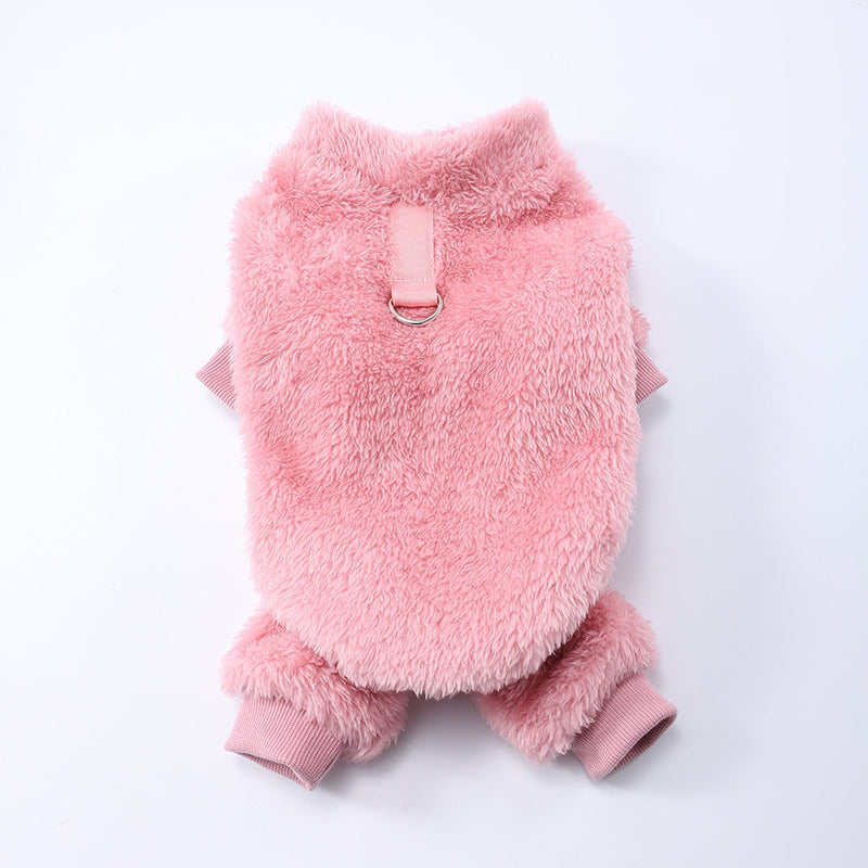 Polyester Pet Solid Color With Fur Clothes Meifu Market