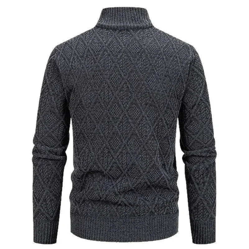 heavy wool blend coat | oversized fit cardigan | layering piece for men | energy saving