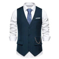 single-breasted vest | mens v-neck vest | solid color waistcoat | energy saving