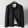 heavyweight denim jacket | single-breasted closure | durable cotton blend | ultrasonic cleaning