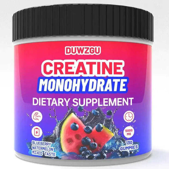 Creatine Monohydrate Gummies 5000mg - Sports Nutrition Supplement with L-Carnitine & B Vitamins Meifu Market