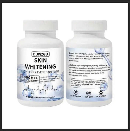 Glutathione 1000mg Supplement - 60 Capsules for Skin Health & Antioxidant Support Meifu Market