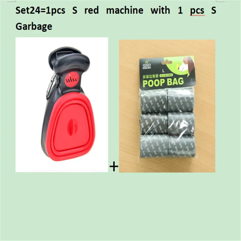 Dog Pet Travel Foldable Pooper Scooper With 1 Roll Decomposable bags Poop Scoop Clean Pick Up Excreta Cleaner Epacket Shipping Meifu Market