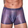 Men's Ultra-Thin Breathable Briefs - Silky Nylon Underwear Dark Gray - texture and material detail