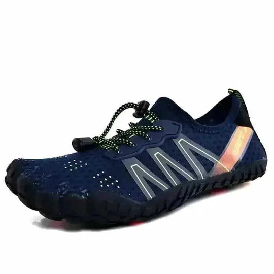 Anti-Slip Amphibious Speed Interference Water Shoes - close-up detail (pattern: check | season: fall)