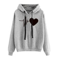 heart-print streetwear hoodie | oversized fit sweatshirt | long sleeve pullover hoodie | energy saving
