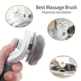 floating hair removal brush | pet hair removal tool | stainless steel bristles | energy saving