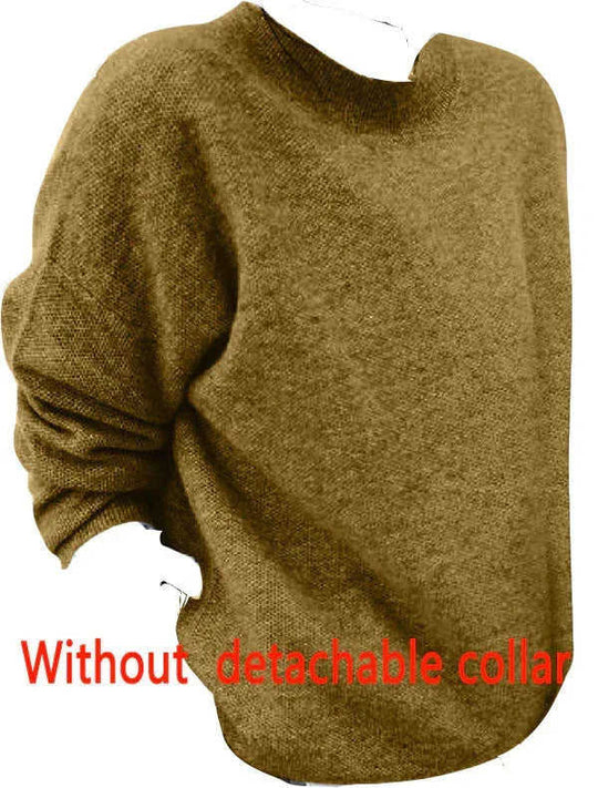 Women's fake two-piece sweater Meifu Market