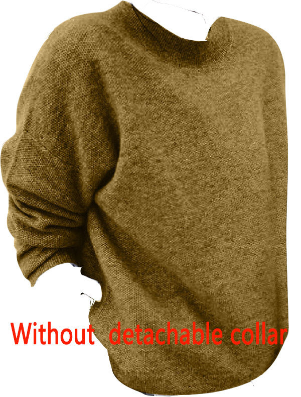 Women's fake two-piece sweater Meifu Market