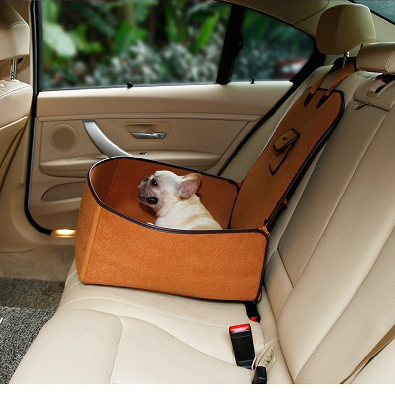 Retro Dual-purpose Pet Car Mat Front Seat Cushion Meifu Market