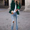 Women's Velvet Blazer Slim Fit Single Breasted Suit Jacket Meifu Market
