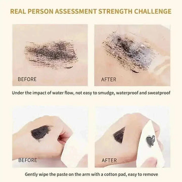 Black Brown Waterproof Mascara Long-Lasting Curling Eyelashes