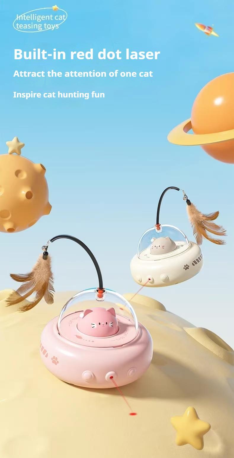 Smart Electric Cat Car With Automatic Laser Pointer - Cat Fun, Energy-Saving Product Meifu Market