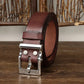 Men's Retro Leather All-match First Layer Cowhide Stainless Steel Buckle Belt meifu market