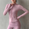 quick-dry fabric | breathable yoga jacket | moisture-wicking material | energy saving