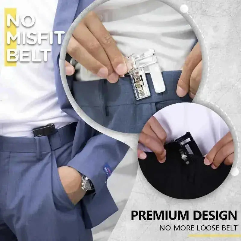 adjustable belt buckle | stainless steel belt clip | heavy-duty waist tightener | energy saving