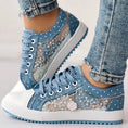 Floral Embroidered Polka Dot Print Sneakers Meifu Market