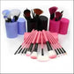 12pcs Professional Makeup Brush Set - Blush Eyeshadow Highlighter Brushes - side view - 12pcs professional makeup brush...