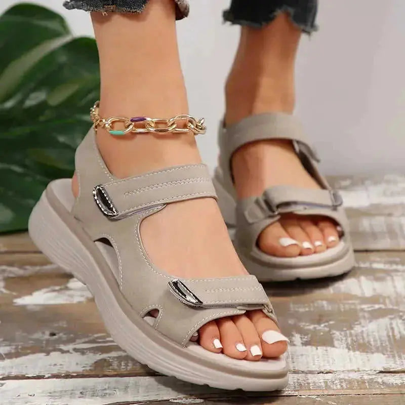 lightweight eva foam sandals | adjustable velcro strap sandals | summer beach walking shoes | energy saving