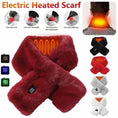 usb powered heating scarf | three gear temperature control | electric heated neck wrap | ultrasonic cleaning