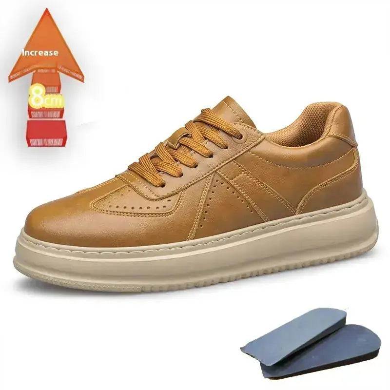 Men's Lace Up Lightweight Trendy All-matching Casual Board Shoes Meifu Market