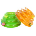 Pet Cat Crazy Ball Disk Interactive Toys Amusement Plate Trilaminar Funny Toy Meifu Market