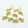 pierced metal ear clip | diy earrings for women | minimalist geometric earring blanks | ultrasonic cleaning