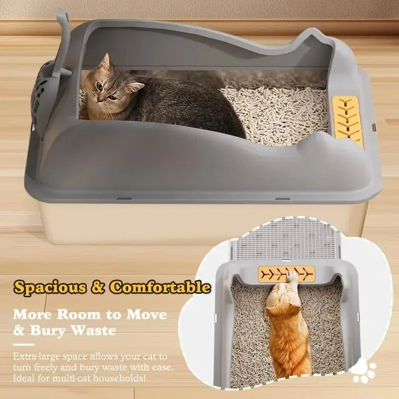 Large Stainless Steel Cat Litter Box Meifu Market