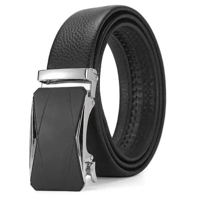 Genuine Leather Automatic Pure Leather Belt Boys Style 10 - available style options