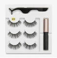 magnetic eyelashes with adhesive | reusable false eyelashes | easy application eyelash kit | energy saving