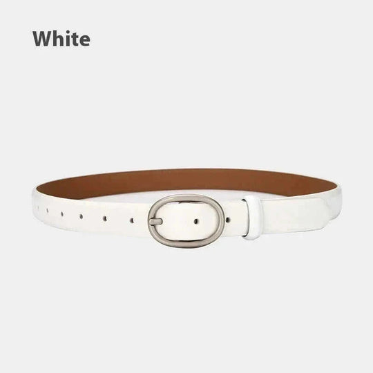 womens thin leather belt | adjustable jeans strap belt | genuine cowhide belt black | energy saving
