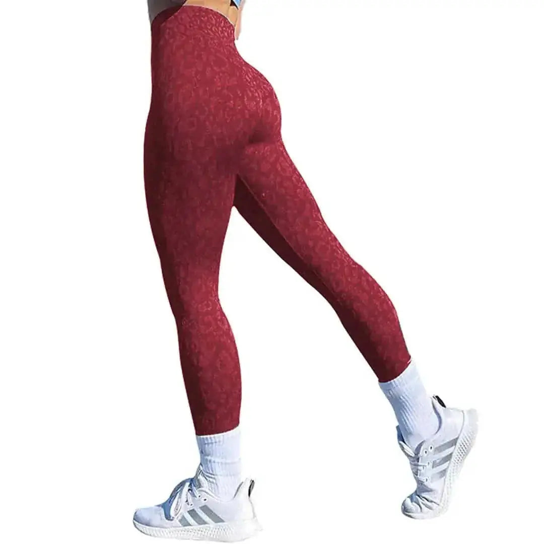 high-waisted sculpting leggings | seamless squat-proof fabric | tummy control workout tights | energy saving