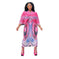v-neck batwing sleeve dress | floral print maxi dress | chiffon material summer dress | energy saving