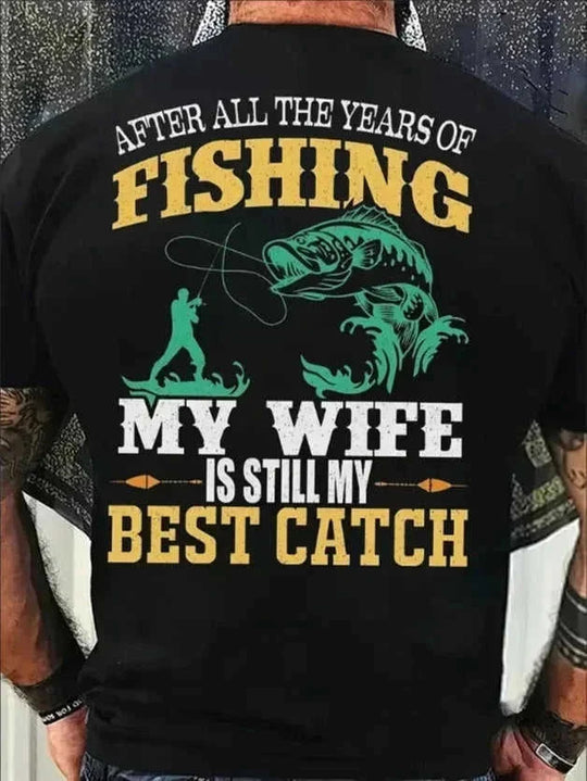 fishing graphic t-shirt | 100 cotton soft tee | breathable summer shirt | energy saving