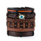 genuine leather bracelet | adjustable woven bracelet | multi-layer charm bracelet | ultrasonic cleaning