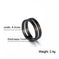 stainless steel adjustable ring | unisex geometric ring | titanium steel minimalist ring | energy saving