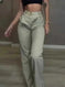 high-waisted denim jeans | double layer denim pants | stretchy mom jeans for women | energy saving