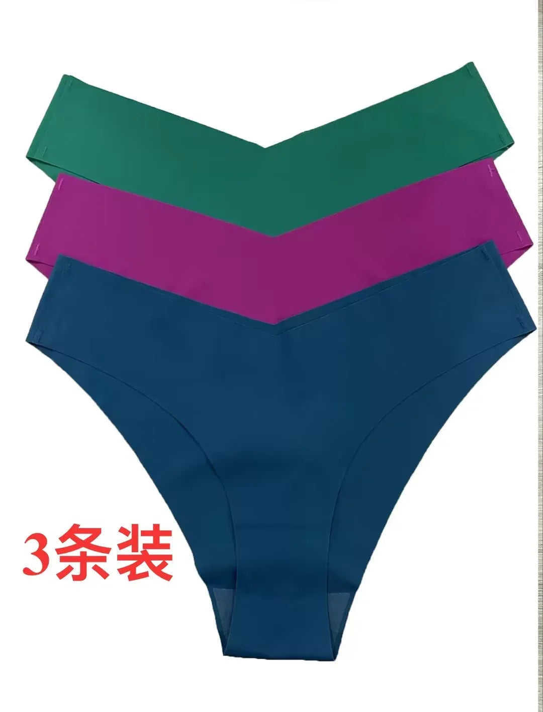 Seamless Ice Silk Underwear Women's Cotton Crotch Breathable Underwear Meifu Market